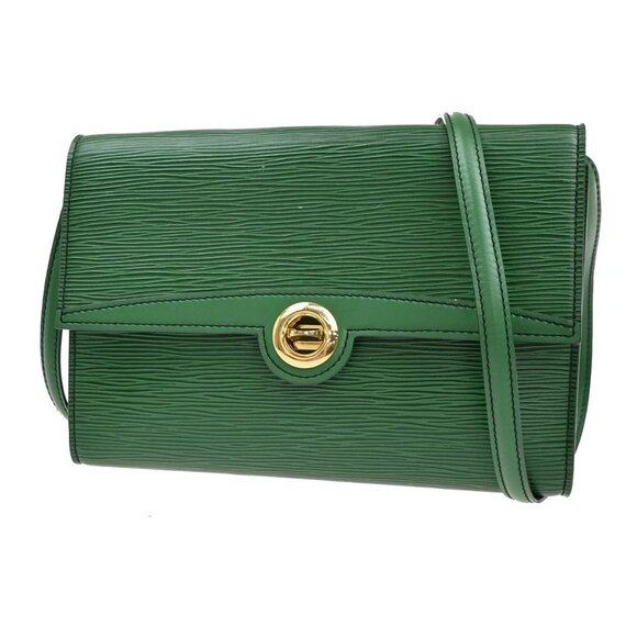 LOUIS VUITTON LV Arche 2Way Shoulder Clutch Bag Epi Leather Green M52574 32YH486